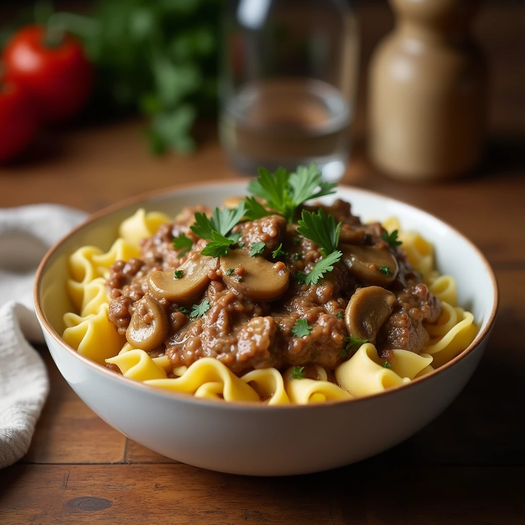 Easy Stroganoff Ground Beef Recipe